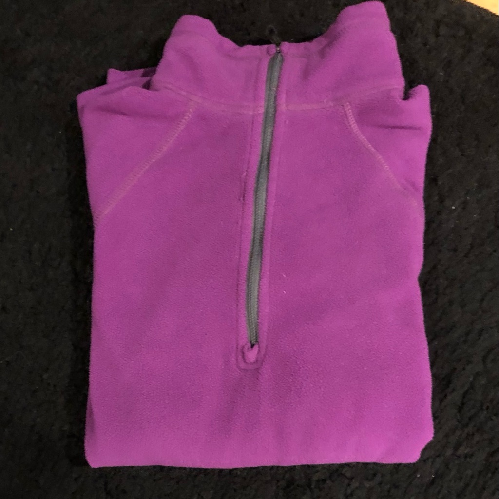 Previously Worn Purple Fleece Pullover Previously Worn Purple Fleece Pullover